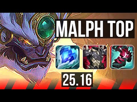 MALPHITE vs SETT (TOP) | 40k DMG, 10/4/10 | KR Master | 25.16