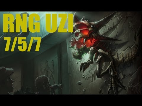 RNG Uzi Kogmow vs Kaisa Bot #9