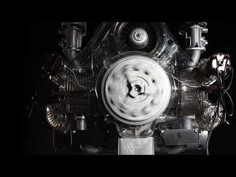 ck-modelcars-video: Porsche Carrera-Rennmotor 4-Zylinder-Boxermodell Typ 547 1953 Bausatz Franzis