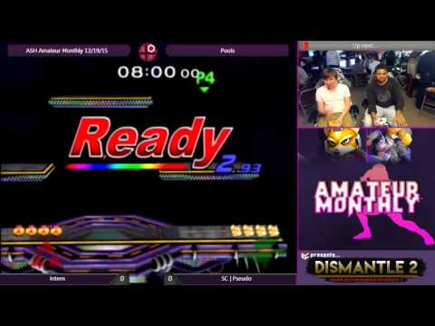 Mr. Poo (Fox) vs CurlyDave (Sheik) - ASH Amateur Monthly #2 Melee Pools