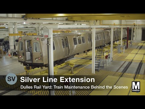 Dulles Rail Yard: Train Maintenance Behind the Scenes