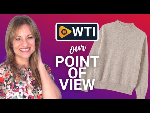 SOPHIA YANG Women's 100% Cashmere Sweater Crew Neck Long Sleeve Knit Pullover Medium Brown - WTI product video review