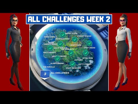All Week 2 Challenges Guide! - Fortnite Chapter 2 Season 4