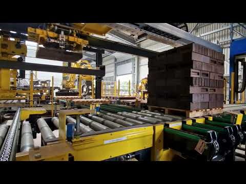 KELLER HCW - Entladung und Verpackungsanlage / Unloading and packaging plant