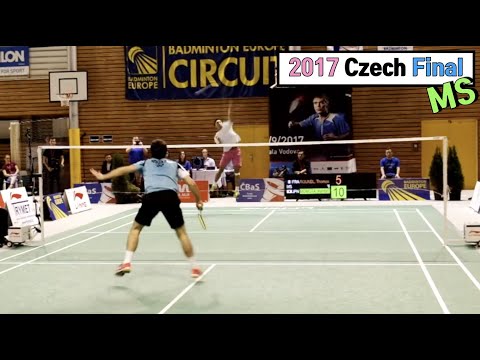 Kento Momota schooled Europe. 2017 Czech Open Final match. ( Kento Momota vs Thomas Rouxel)