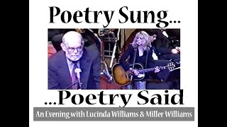 Words Spoken, Words Sung...  an Evening with Lucinda Williams and Miller Williams