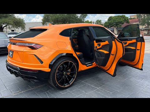Lamborghini Urus Pearl Capsule Arancio Borealis Walkaround Review + Exhaust Sound Revs