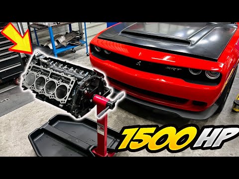 Building a 1500 hp Hellcat Engine | Short Block Assembly