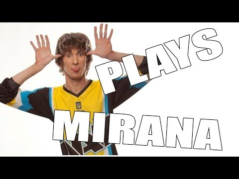 Dendi plays Mirana - Ranked Match