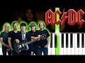 AC/DC - Thunderstruck - Piano Tutorial