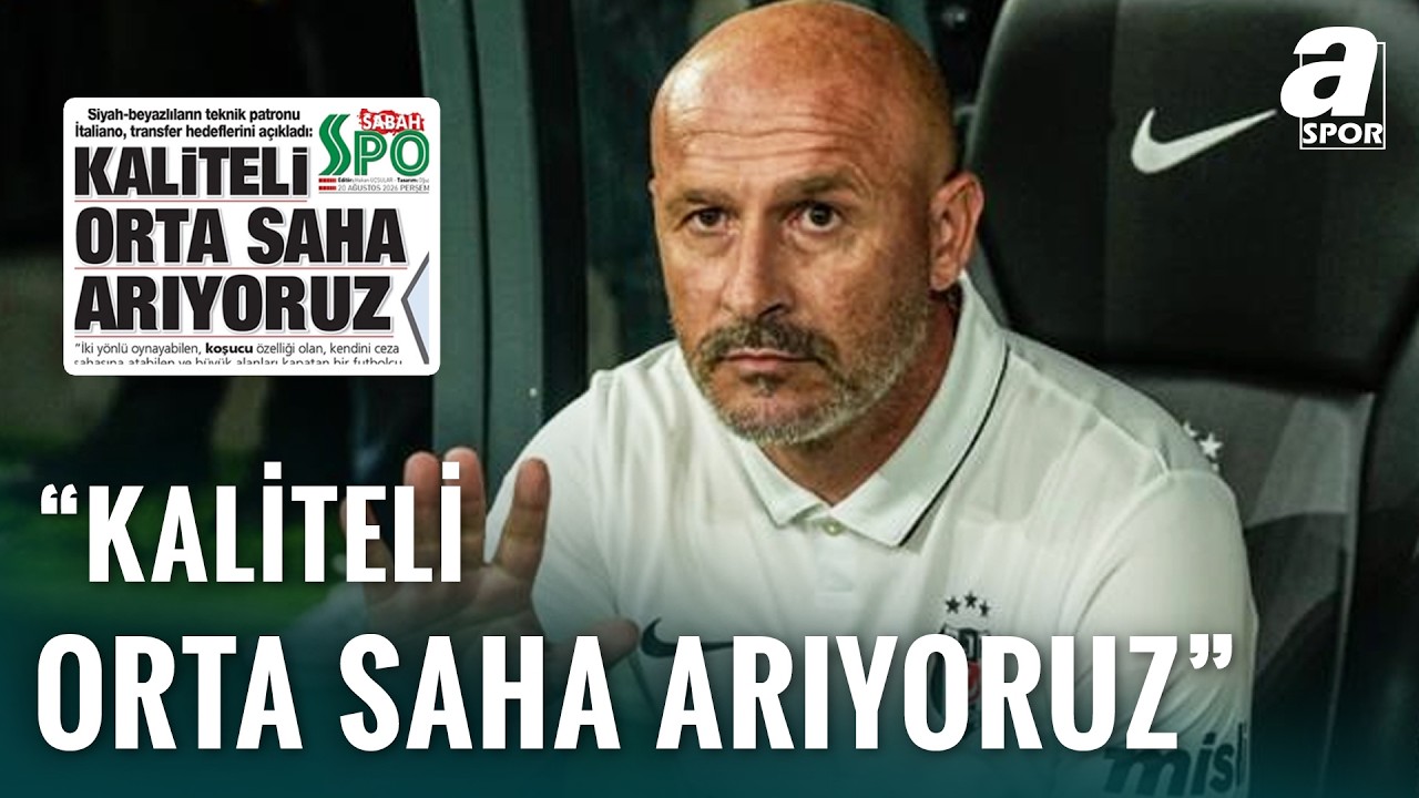 Vincenzo Italiano'dan Transfer Açıklaması! "Kaliteli Bir Orta Saha Arıyoruz"