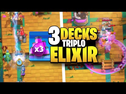 3 Deck para o Elixir Triplo do Clash Royale