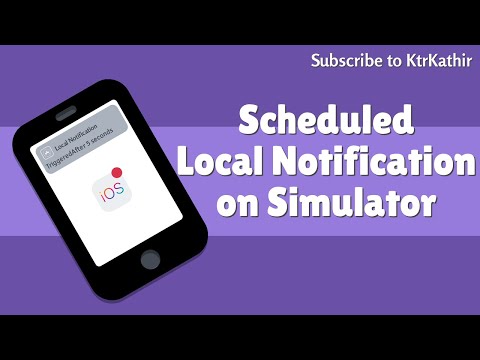 Implement Scheduled Local Notification | Xcode 11.5 | Swift 5.2.4 | KtrKathir