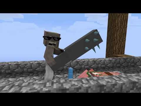 Monster School   GRANNY TEMPLE RUN CHALLENGE   Minecraft Animation