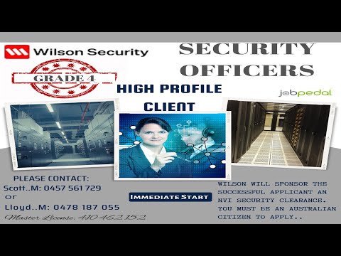 SECURITY OFFICERS WANTED 140822