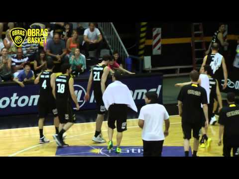 Highlights Obras Basket 93-68 Gimnasia Indalo (16-11-2013)