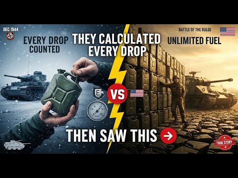 German Tank Crews Counted Every Drop—Then Saw America's Fuel Supply