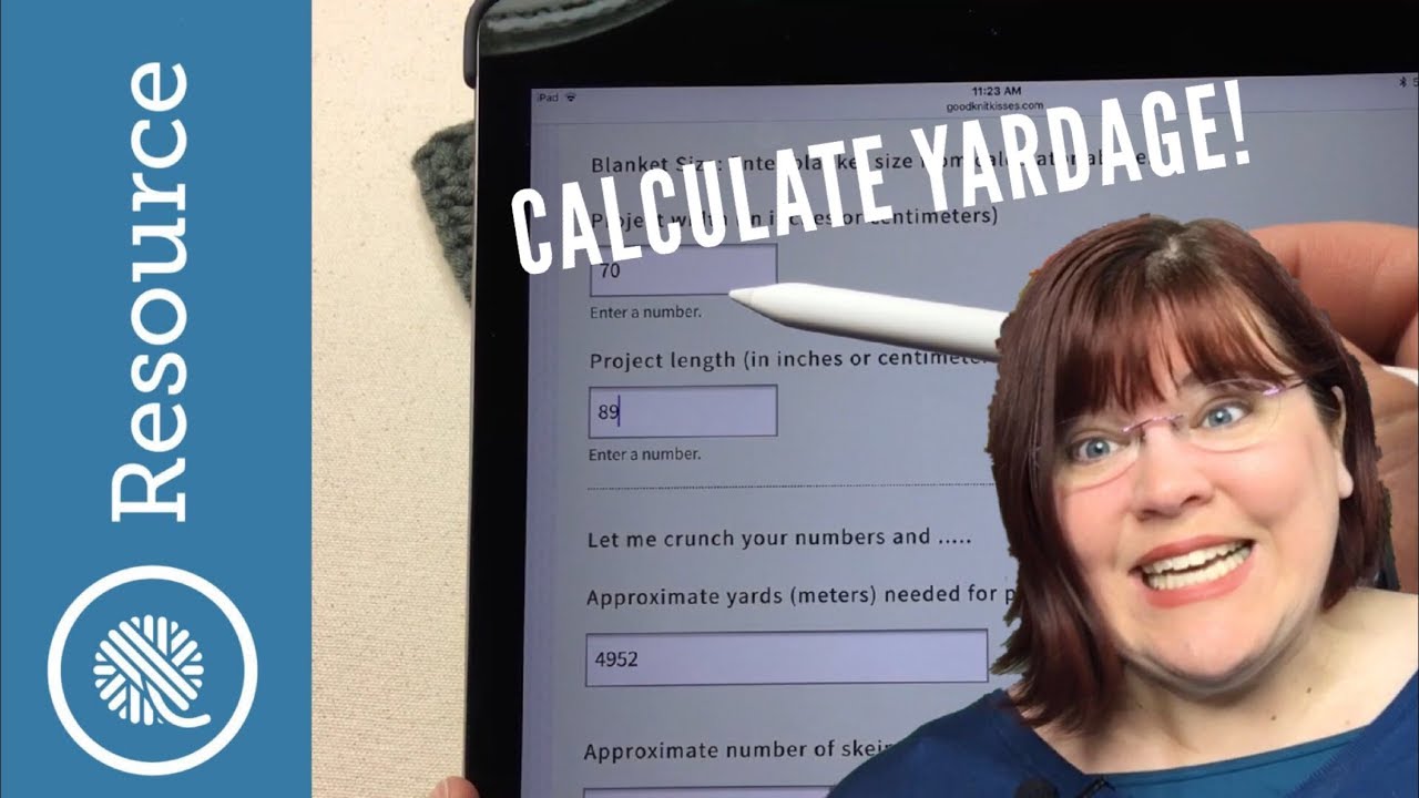 Yardage Calculator for Ten Stitch Blanket (CC)