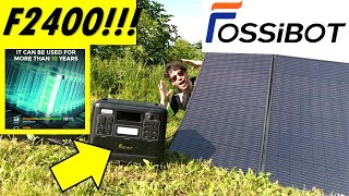 Uso la FOSSIBOT F2400 per attivare un tagliaerba da 1600W! Recensione power station portatile