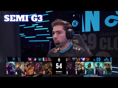 C9 vs TL - Game 3 | Semi Final S14 LCS Spring 2024 Playoffs | Cloud 9 vs Team Liquid G3 full