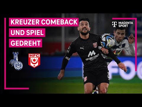 MSV Duisburg - Hallescher FC, Highlights mit Live-Kommentar | 3. Liga | MAGENTA SPORT