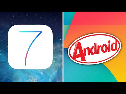 iOS 7 vs Android 4.4 Icons!