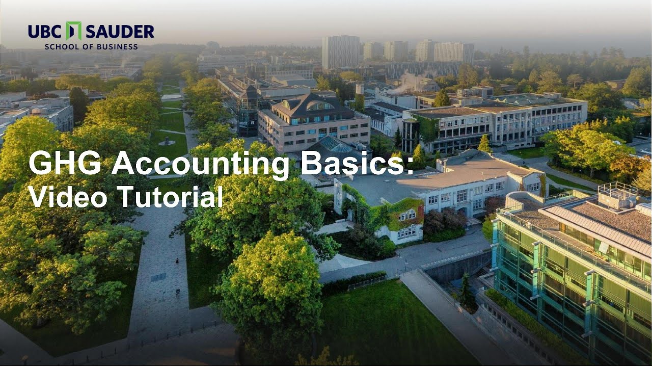 GHG Accounting Basics: Video Tutorial