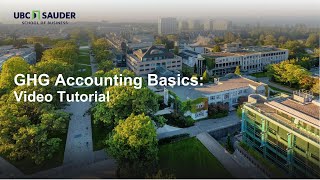 GHG Accounting Basics: Video Tutorial