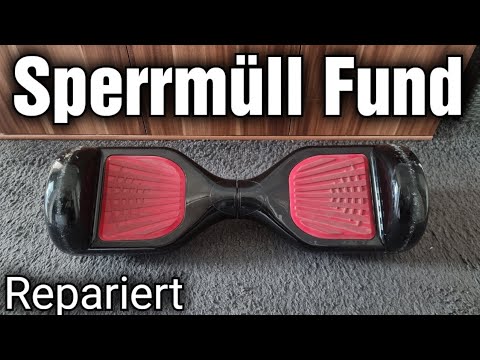 Hoverboard selber reparieren auf dem Sperrmüll gefunden Rotes Licht Probleme Reparatur