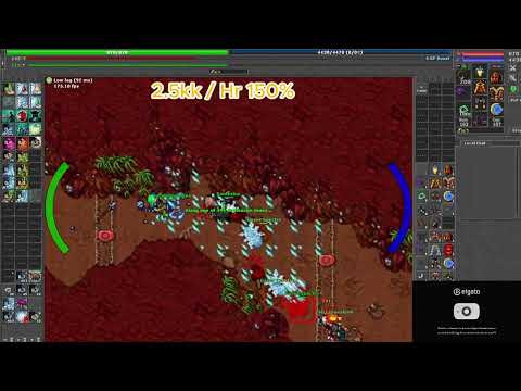 Tibia Duo Gazer Spectre 2.5kkExp/Hr ED, MS, EK 145+