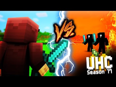 Minecraft: Cube UHC Season 17! Ep. 3 - THREE WAY BATTLE