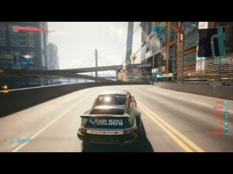 Shredding some tires in Porsche 911 Turbo | Cyberpunk 2077