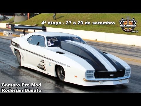 Camaro V8 bi turbo Roderjan Busato - 4ª etapa Velopark Series de Arrancada 2013