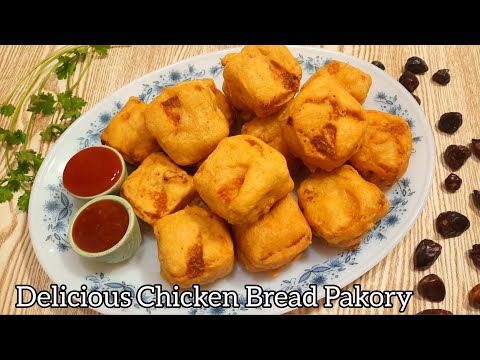 Mini Chicken Bread Pakora Recipe–Delicious Chicken Stuffing–Iftar Recipes–Ramzan Recipe–Bread snacks