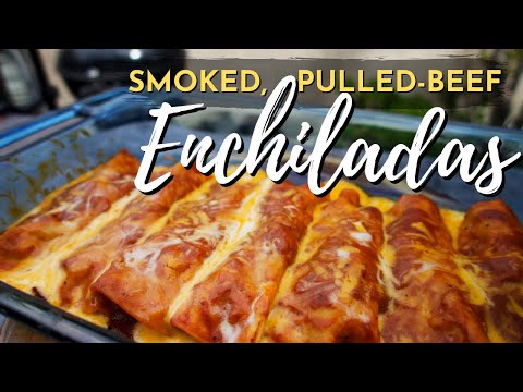 Smoked Beef Enchiladas with Home-Made Enchilada Sauce...