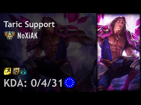 Taric Support vs Trundle - NoXiAK - EUW Challenger Patch 6.17