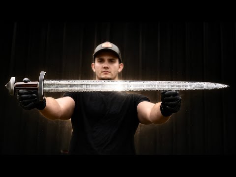 Making a Legendary Damascus Viking Sword: Fenrir