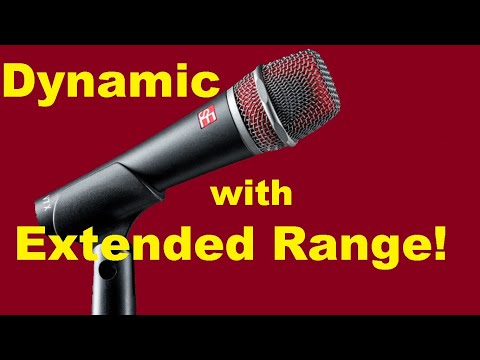 SE Electronics V7x Dynamic Microphone - A Dynamic with an Extended FR Range