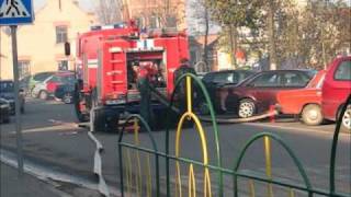 preview picture of video 'Пожар в центре города Поставы (Беларусь)'