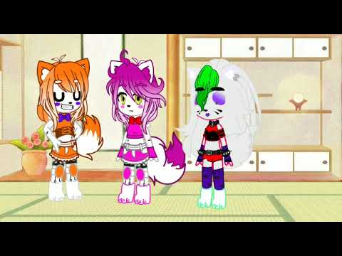 WHEN ALL FOXY MEET IN THE HOUSE || GACHA CLUB || MEME || FNAF ||