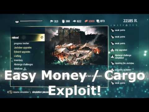 Assassin's Creed 4 Black Flag EASY FAST MONEY AND CARGO!