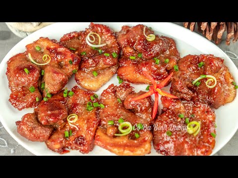 Cách làm THỊT RAM ngon thấm vị màu đẹp không bị khô | Caramelized Pork