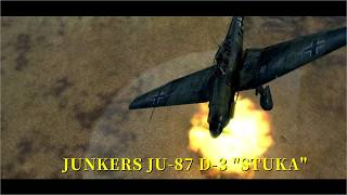 ju87 dive bombing soviet tanks