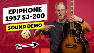 Video thumbnail for Epiphone 1957 SJ-200 | The sound of the “King of the Flat-Tops” for a more budget-friendly price? by Guitar Bonedo