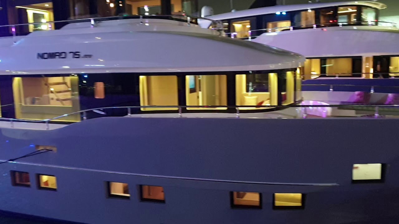 NOMAD 75 SUV Walk-through video Dubai Boat Show 2019- Part 1
