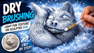 Learn to Dry-brushing Tutorial, beginner painting lesson
