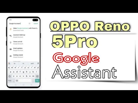 OPPO Reno 5 Pro How To Use Google Assistant || how to Enable Google Assistant