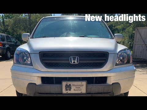 Honda Pilot NEW Black Headlight Assembly