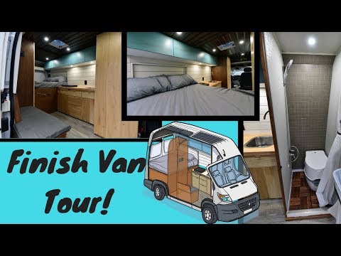My Van Tour / How I Live in My Stealth Tiny Home Van Full Time / Off Grid