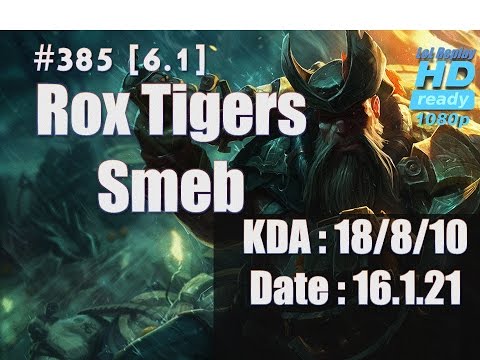 16.1.22 LCK Rox Tigers Smeb Top Lane Gangplank(Vs Poppy) Kr Solo Q[1080p]#385